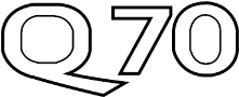 Image of Deck Lid Emblem image for your 2012 INFINITI QX80   
