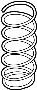 Image of Coil Spring (Front). Coil Spring. image for your INFINITI