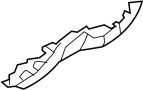 Image of Instrument Panel Knee Bolster (Lower) image for your 2009 INFINITI EX35  WAGON JOURNEY/PREMIUM/CUSTOM 