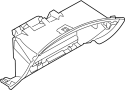 Image of Glove Box Housing (Lower) image for your 2009 INFINITI EX35  WAGON JOURNEY/PREMIUM/CUSTOM 