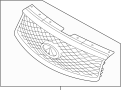 Image of Grille (Front) image for your 2004 INFINITI FX45   