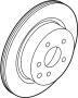 View Brake Rotor MAI. Brake Rotor VAL. Rotor Disc Brake, Axle.  (Rear) Full-Sized Product Image