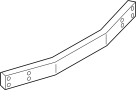 View Bumper Reinforcement Rebar. REINFORCE Inner, Bumper Center. REINFORCED Bumper (RR).  (Rear) Full-Sized Product Image 1 of 2