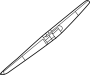 Image of Back Glass Wiper Blade (Rear) image for your 2024 INFINITI QX50   