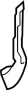 View A/C Refrigerant Line Bracket Full-Sized Product Image 1 of 2