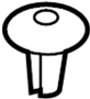 View Clip. Fastener. Full-Sized Product Image