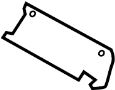 Image of PATE REINFORCED. Plate REINFORCE, Seat. (Rear) image for your 2016 Nissan Pathfinder S  