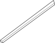 Image of Door Window Belt Weatherstrip (Right, Front) image for your 2016 Nissan NV200   