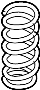 Image of Coil Spring (Rear) image for your 2010 INFINITI QX70   