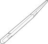 View Back Glass Wiper Blade (Rear) Full-Sized Product Image 1 of 1