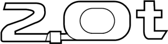 Image of Fender Emblem (Left, Front) image for your 2016 INFINITI QX30  XOVER-PREMIUM 