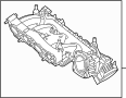 Image of Engine Intake Manifold. Engine component that. image for your INFINITI QX30  XOVER-BS