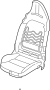 View Frame Back, Seat.  (Left, Front) Full-Sized Product Image 1 of 1