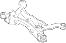 Image of Suspension Subframe Crossmember (Rear) image for your 2016 INFINITI QX30   