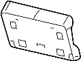 68078624AB License Plate Bracket