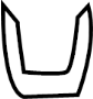 68073862AA Clip. Cover. Bumper. (Upper, Lower)