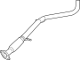 68199648AA Pipe. Exhaust. EXTENSION. Intermediate. Center.