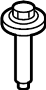 68201193AA Engine Mount Bolt