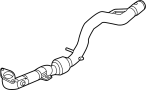 68265127AA Pipe. Exhaust. (Front)
