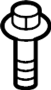 6106278AA Screw. W/pipe. Resonator. Bolt. Bar.