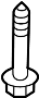 68265365AA Bolt. Crossmember. Suspension. (Rear, Lower)
