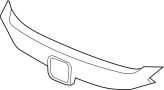 71125TBAA01 Grille Molding (Front)
