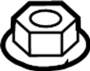 90371SJD003 Engine Mount Nut (Front)