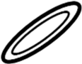 Gasket. Pipe. Exhaust. (Front, Rear). Exhaust Crossover Gasket.