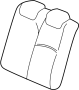 Seat Back Cushion (Left, Rear)