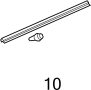 91561TBA003 Door Seal Clip (Front, Upper, Lower)