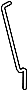 72153TBG305 Door Lock Operating Rod (Left, Front)