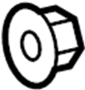 9405005080 Nut. Lamp. (Rear)