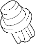 33513S50003 Socket. Bulb. Lamp. Light. (Lower)
