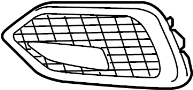 Cover. (Left, Front). Bumper Cover Spacer.