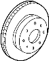45251S84A01 Disc Brake Rotor (Front)