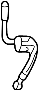 01465S84A01 Brake Hydraulic Hose (Left, Front)