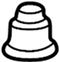 50230S87A00 Suspension Crossmember Insulator (Front, Lower)