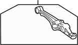 Suspension Control Arm (Left, Front, Lower)
