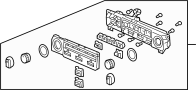 79600S84A51ZA HVAC Temperature Control Panel