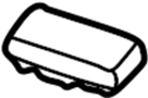 91563SV4003 Glass. Fastener. Clip. Quarter. (Rear, Lower)