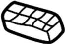 91568SV4003 Glass. Fastener. Quarter. Clip. (Rear, Lower)