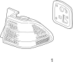 33502S84A01 Tail Light Housing Seal