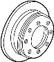 42510S84A50 Disc Brake Rotor (Rear)
