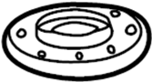 Gear Assembly insulator. Grommet A, Steering. (Upper)