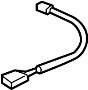 81166SHJA01 Air Bag Seat Sensor Mat Connector (Front)