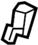 Folding Seat Latch Release Handle (Rear)