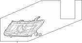 33151TK8A22 Headlight Assembly (Left)