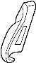 81527TK8X41 Seat Back Cushion (Left, Front)