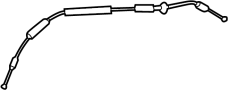 72672TK8A01 Sliding Door Lock Actuator Cable (Rear)