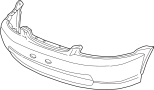 04711S01A00ZZ Bumper Cover (Front, Upper)